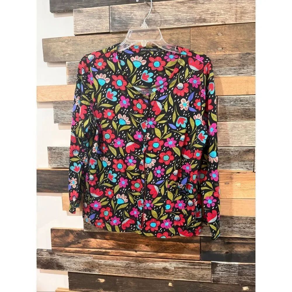 Gudrun Sjoden top blouse sz L